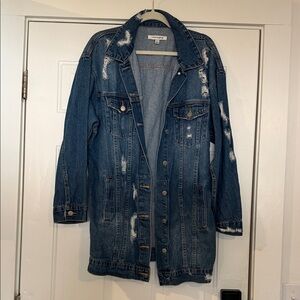 Distressed Denim Jacket
